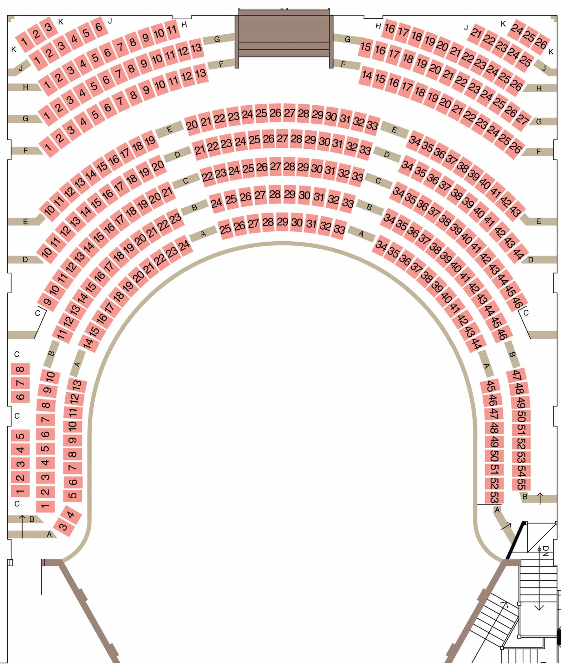 Arts Centre Melbourne Seating Chart